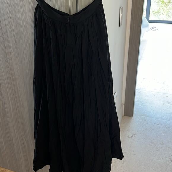 NWT LUXURY minimalist lovers COMMENSE full maxi skirt black S - Picture 5 of 8